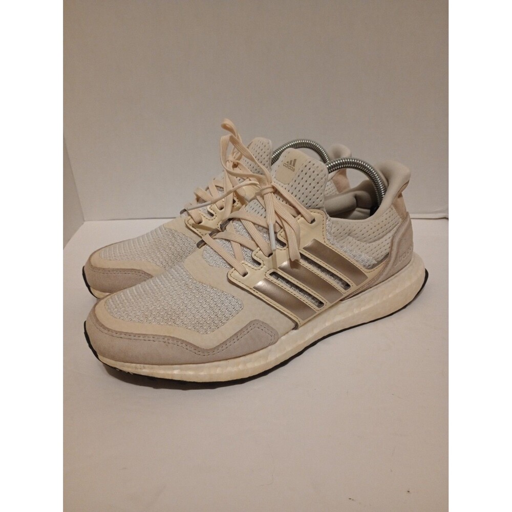 Adidas UltraBoost S&L NBY White Platinum Metallic Womens Shoes Size 9